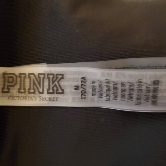 Victorias Secret PINK Bikini Swimsuit 2pc Sz M Black Butterflies - Picture 5 of 5